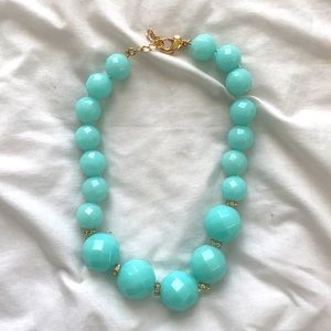 J. Crew Sea-foam Green Bauble Necklace